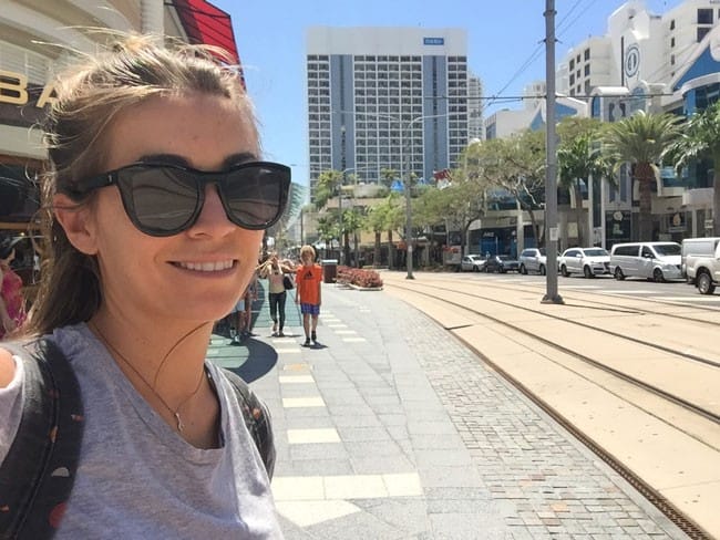 Carlota viajar australia
